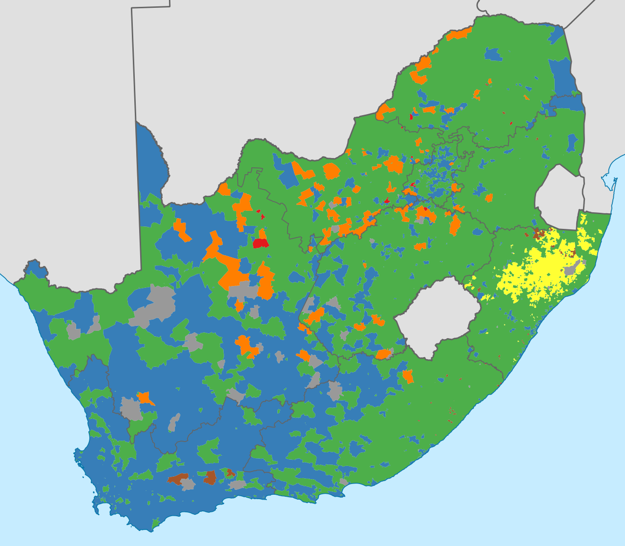 Election 2019 Districts South Africa